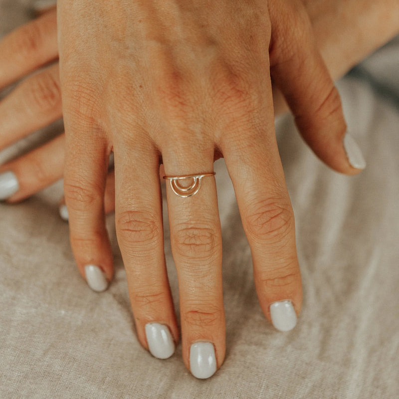 Made by Mary Gold Filled Rainbow Ring