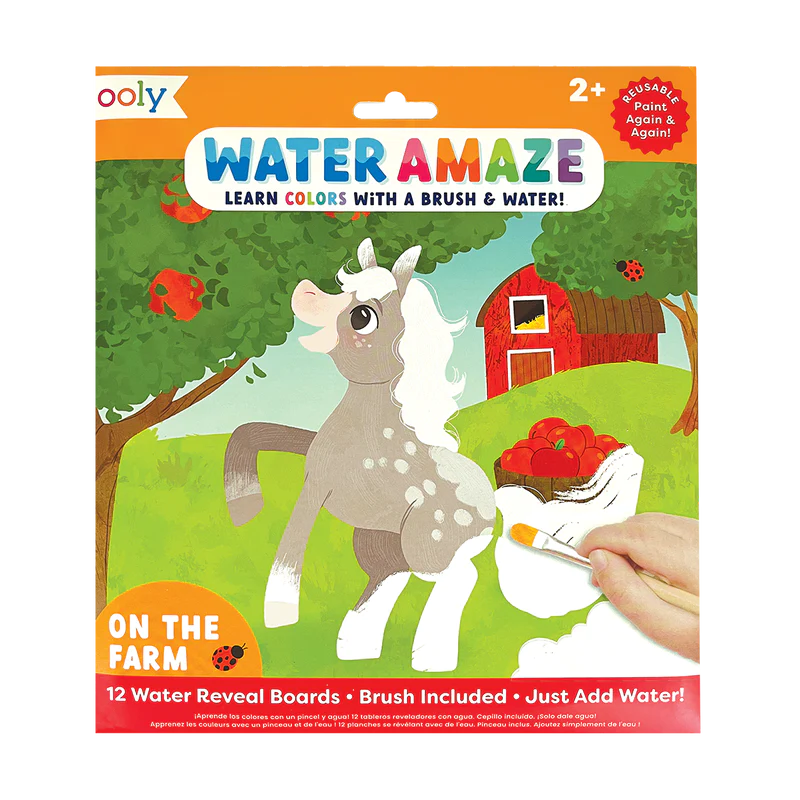 OOLY Water Amaze Water Reveal Boards - On the Farm