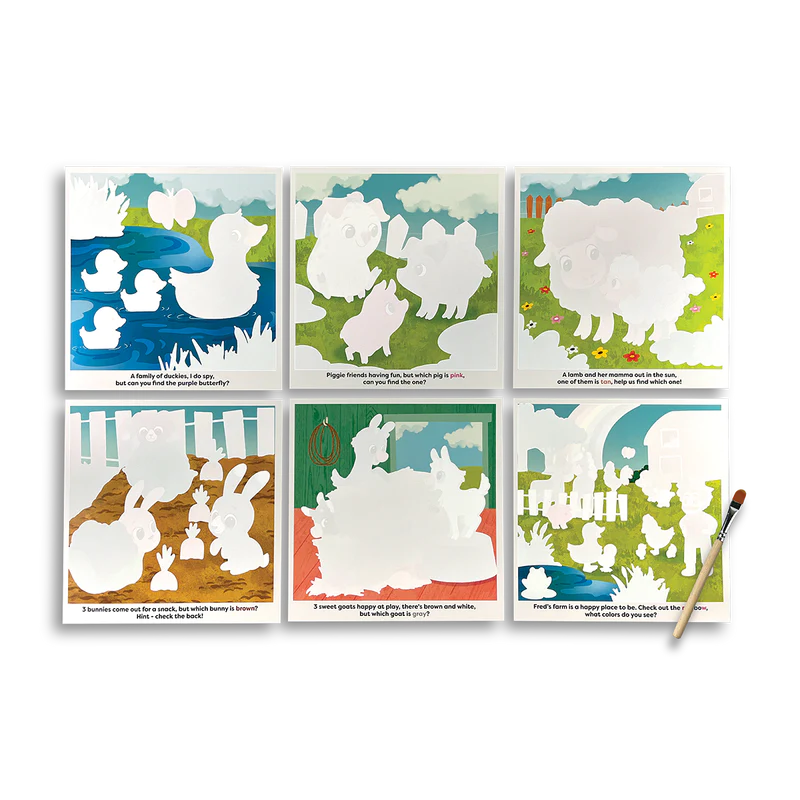 OOLY Water Amaze Water Reveal Boards - On the Farm