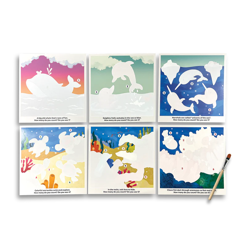 OOLY Water Amaze Water Reveal Boards - Under the Sea