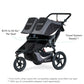 BOB Revolution Flex Duallie 3.0 Double Jogging Stroller Features - Graphite Black