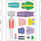 Mudpuppy Magnetic Dress-Up Tin - Cat Fashion