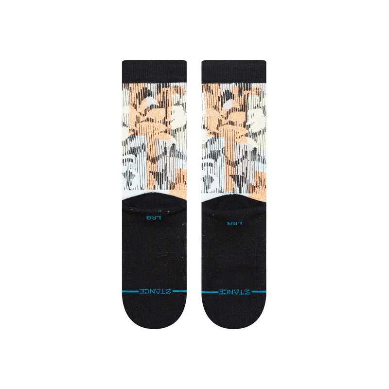 Stance Adult Crew Socks - Vine Crew - Washed Black