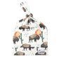 Copper Pearl Top Knot Hat - 0-4M - Bison