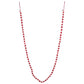 Creative Co-op Seasonal Wool Felt Ball Garland - 72" - Red and White