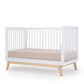 Dadada Soho 3-in-1 Convertible Crib - White / Natural
