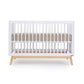 Dadada Soho 3-in-1 Convertible Crib - White / Natural