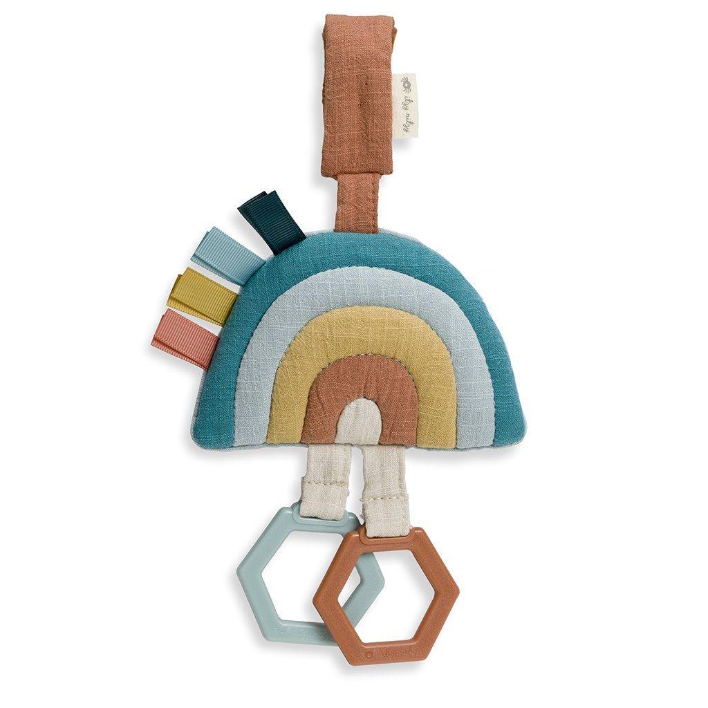Itzy Ritzy Ritzy Jingle Attachable Travel Toy - Bitzy Bespoke - Rainbow