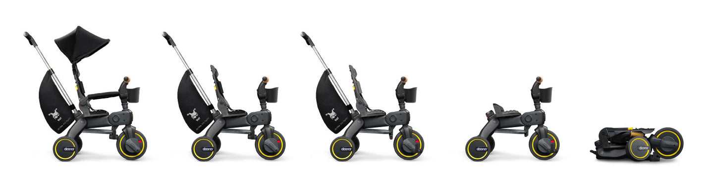Doona Liki Trike S5 Modes - Nitro Black