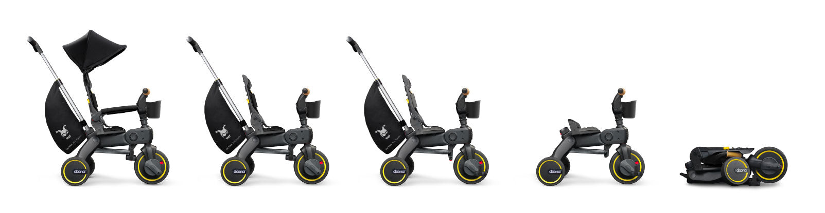 Doona Liki Trike S5 Modes - Nitro Black