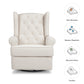 Namesake Harbour Electronic Recliner and Swivel Glider with USB Port - Performance Cream Eco-Weave