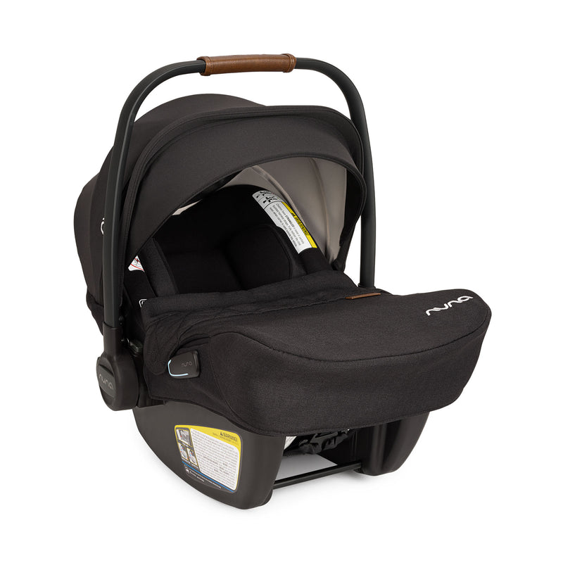 Nuna PIPA Lite RX Footmuff - Caviar on the Nuna PIPA Lite RX infant car seat