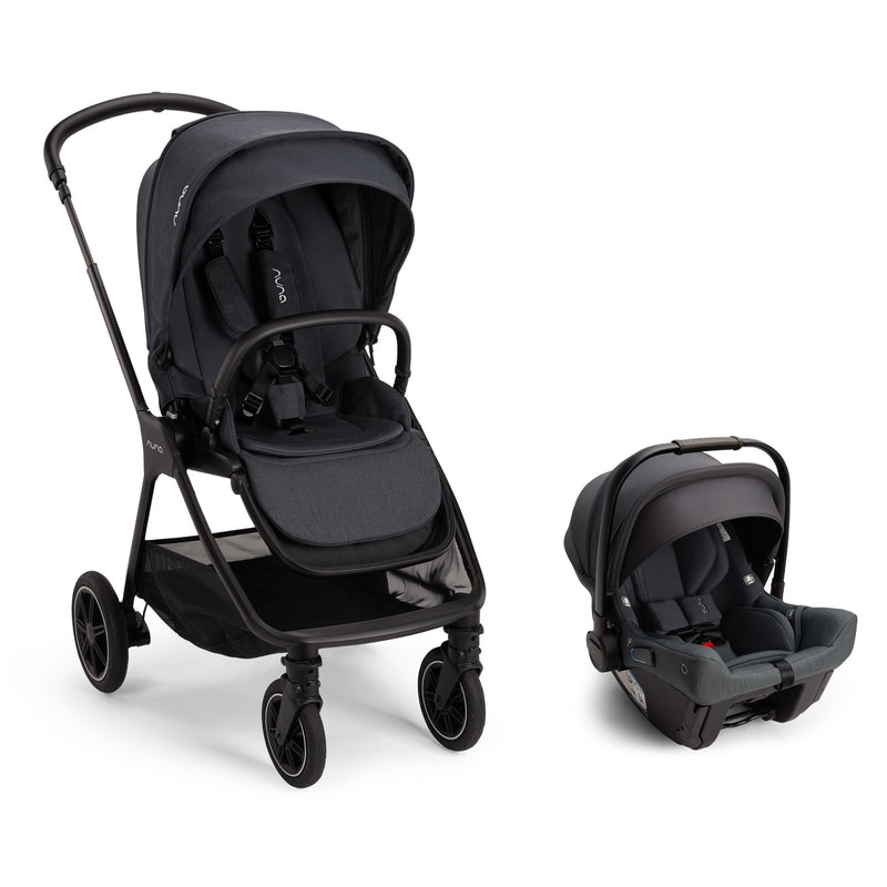 Nuna TRIV Next Stroller and PIPA Urbn Car Seat Travel System - Ocean