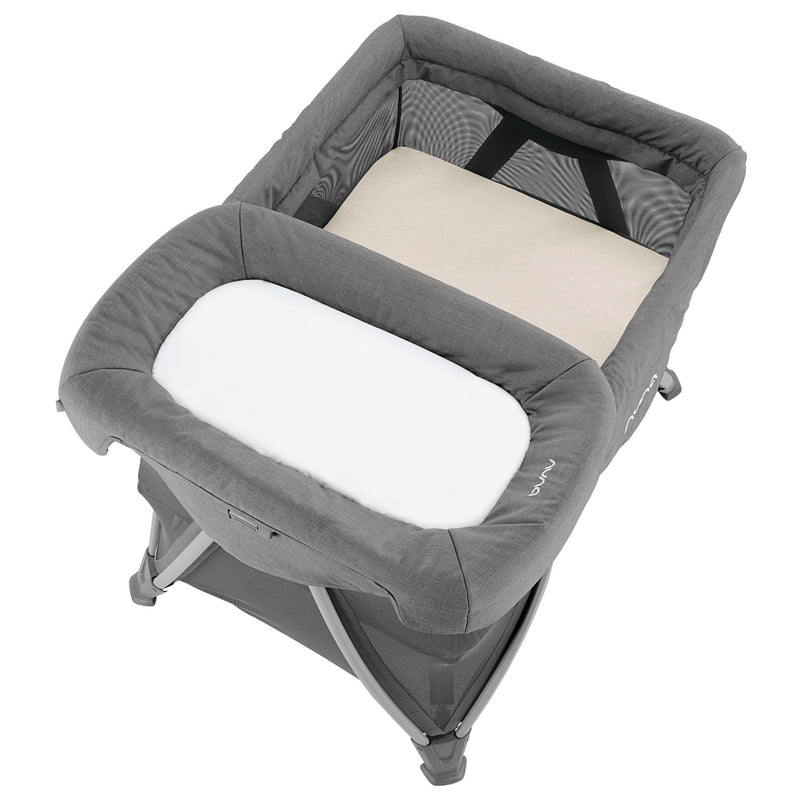 Nuna SENA Aire Play Yard with Zip-Off Bassinet and Changer - Granite