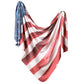 Copper Pearl Knit Swaddle Blanket - Patriot