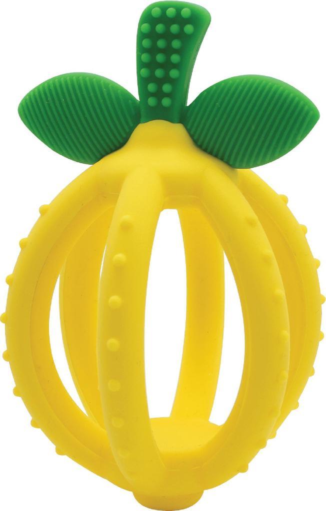Itzy Ritzy Bitzy Biter Teething Ball & Training Toothbrush - Lemon Drop