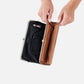 Hobo Bags Lauren Clutch Wallet - Velvet Hide - Black