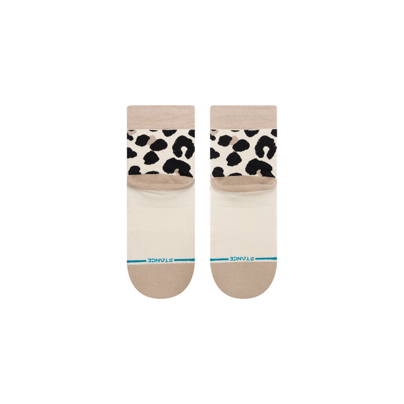 Stance Women's Quarter Socks - Spot On Qtr- Leopard