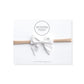 Modern Piggy Mini Piggy Bow - Nylon Headband - True White
