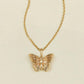 Made by Mary Gold Vermeil Butterfly Pendant Necklace