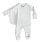 Bonsie Skin to Skin Babywear Footie - Milk 
