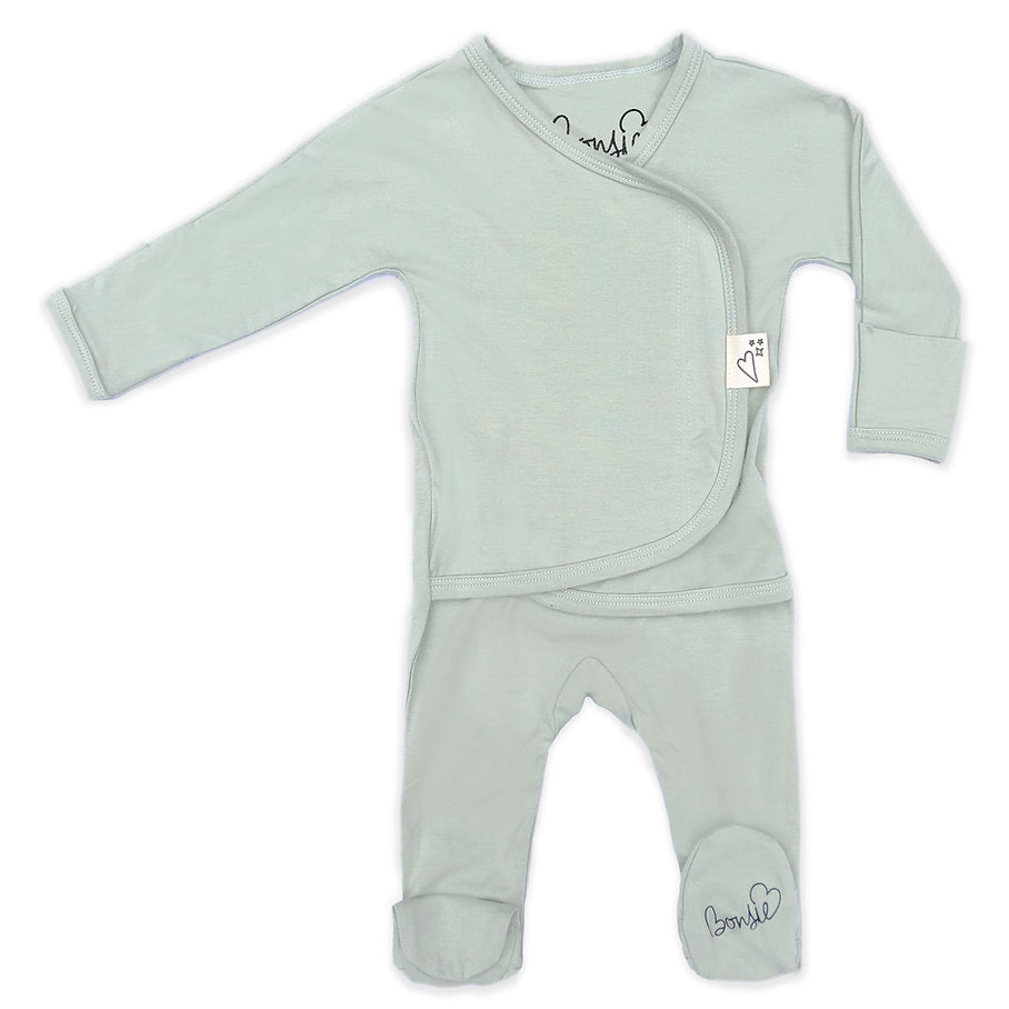 Bonsie Skin to Skin Babywear Footie - Avocado