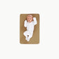 Newborn baby lying on Gathre Micro Mat - Camel