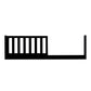 Dadada 3-in-1 Crib Conversion Kit - Toddler Bed Rail for Dadada Cribs - Black