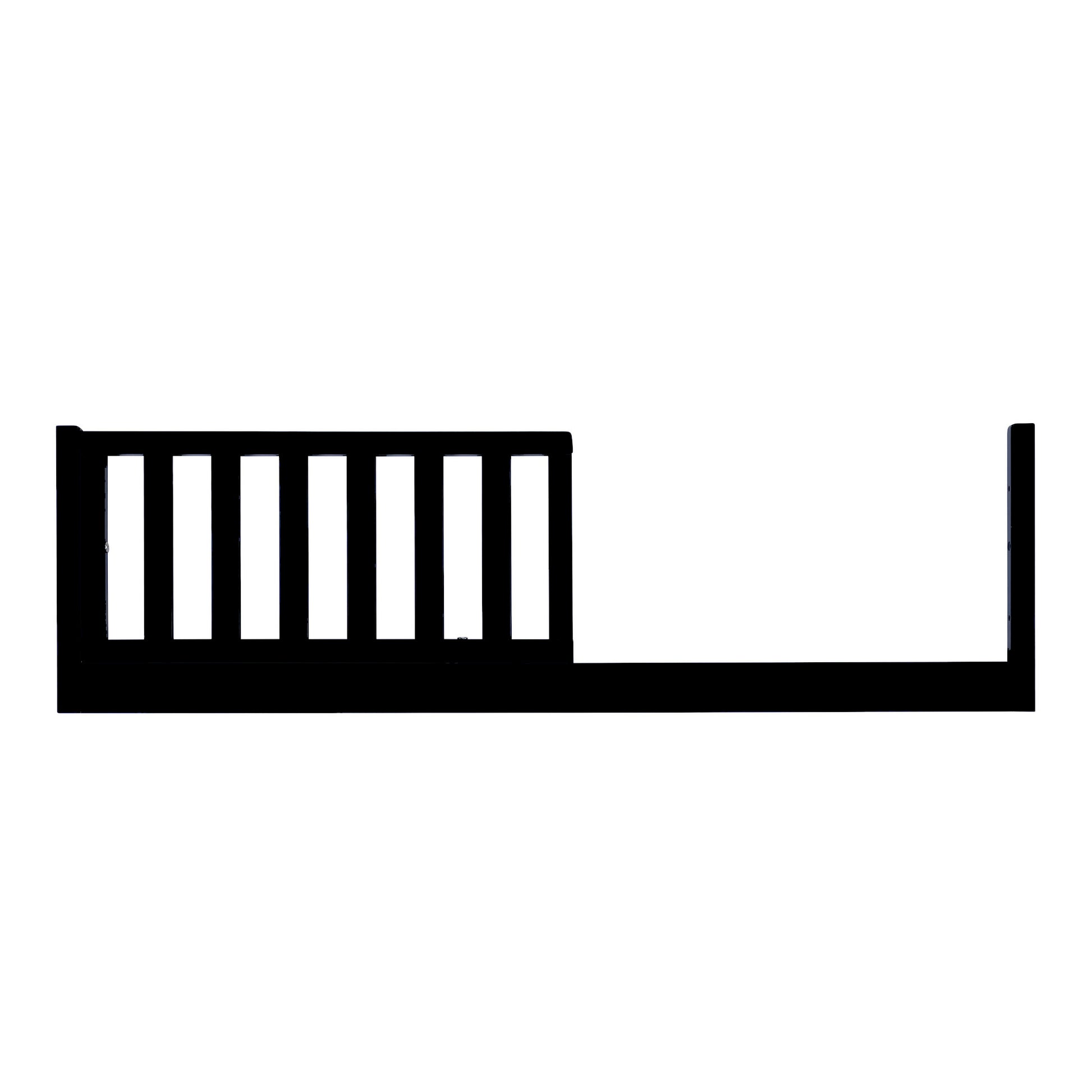 Dadada 3-in-1 Crib Conversion Kit - Toddler Bed Rail for Dadada Cribs - Black