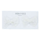 High Fives Eyelet Bow Clips - Piggy Set - White