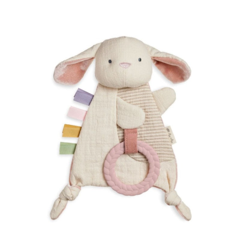 Itzy Ritzy Bitzy Crinkle Sensory Toy with Teether - Bunny