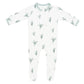Kyte BABY Printed Zippered Footie - Eucalptus