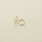 Made by Mary Gold Filled Live In Hoop Earrings