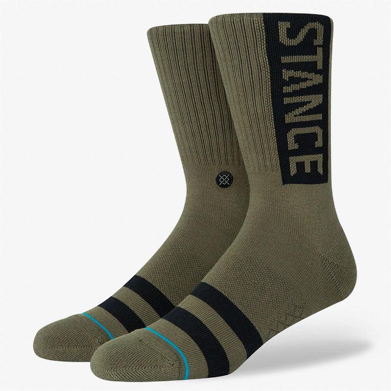 Stance Adult Crew Socks - OG - Green