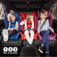 Kids sitting in Diono Radian 3RXT SafePlus Convertible Car Seat - Blue Sky,  Red Cherry, Purple Plum